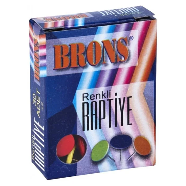 Brons Br-356 Renkli Raptiye - Görsel 2