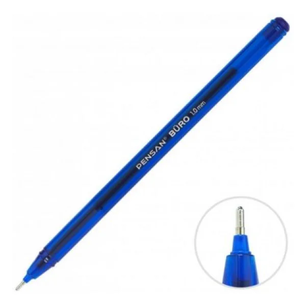 Pensan 2270 1.0 Mm Mavi Tükenmez Kalem - Görsel 3