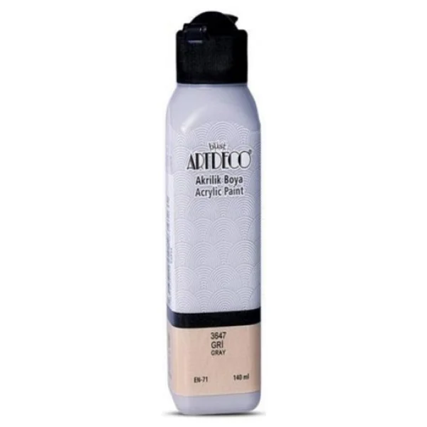 Artdeco 140 Ml 3647 Gri Akrilik Boya - Görsel 5