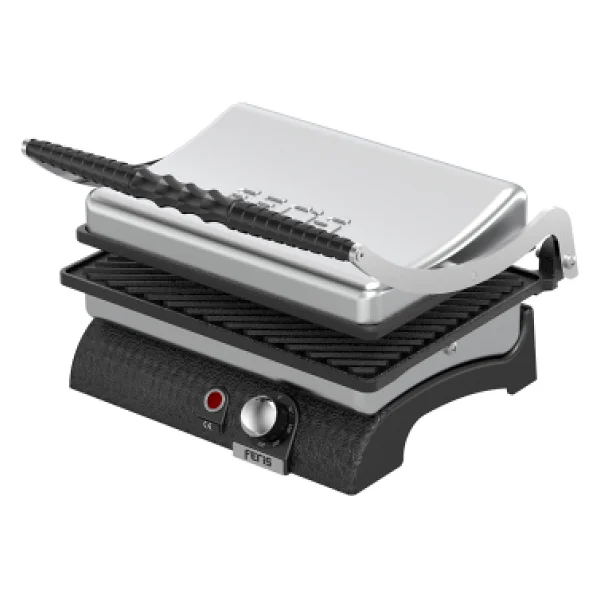 Feris Ft3011 12 Dilim Gri 1800 W Döküm Sanayi Tipi Tost Makinesi - Görsel 2