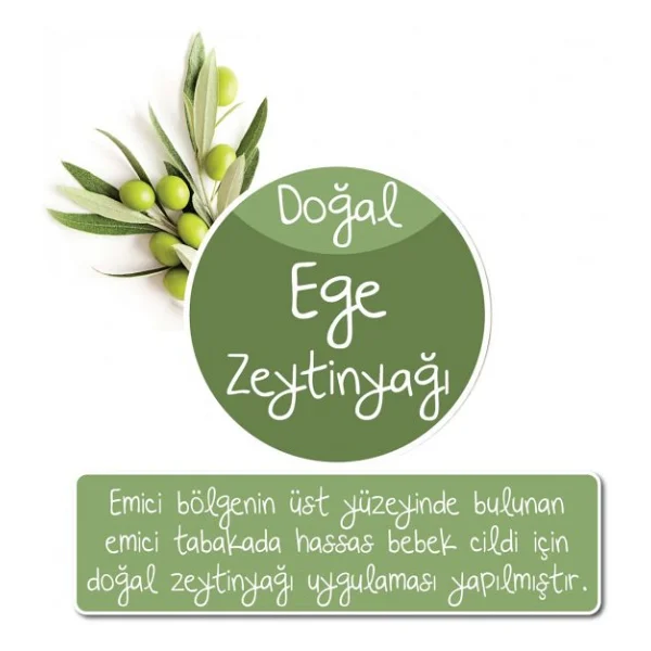 Baby Turco Doğadan 2 Numara Mini 68'li Bebek Bezi - Görsel 9