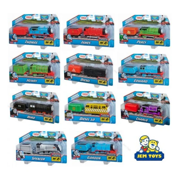 Orjinal Fisher Price Thomas Ve Arkadaslari Motorlu Buyuk Trenler Thomas Thomas & Friends Trackmaster Motorlu Tren - Görsel 8