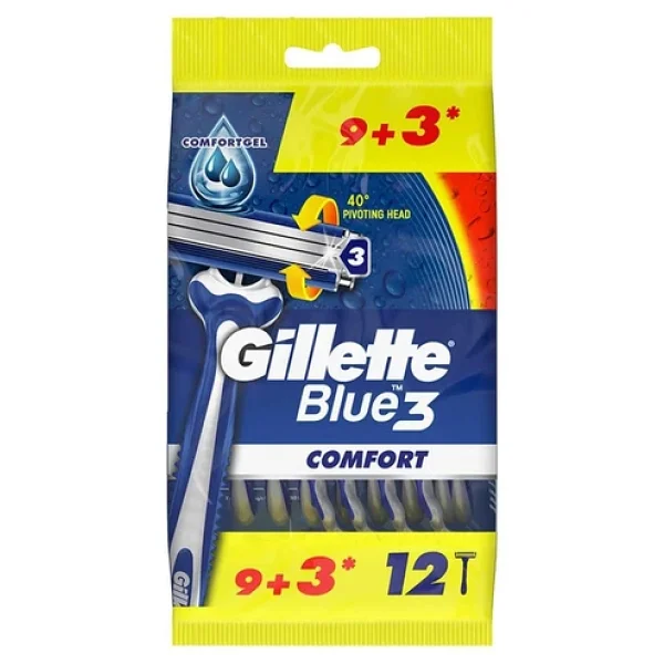 Gillette Blue 3 Comfort Kullan At 12'li Tıraş Bıçağı - Görsel 3