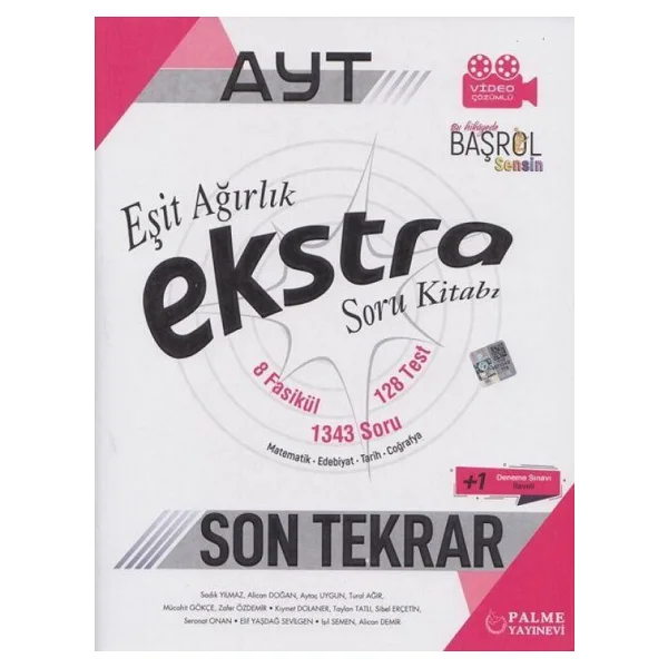 Palme Yayınevi Ayt Eşit Ağırlık Ekstra Son Tekrar Soru Kitabı - Görsel 4