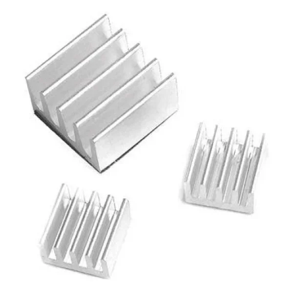 Alüminyum Soğutucu Set (Heat Sink) A4988 Drv8825 Raspberry 3 Adet - Görsel 3