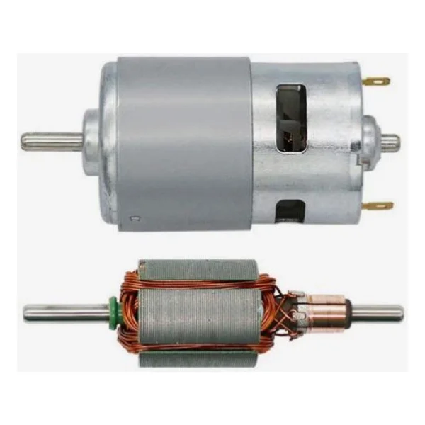 Rs 775 Dc Motor Rulmanlı 12-36 Volt 6000 Rpm Şarjlı Matkap - Cnc Motoru - Görsel 4
