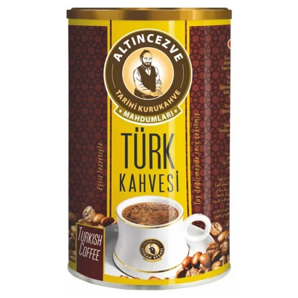 Altıncezve Orhan Efendi Sade Hazır Türk Kahvesi 250 Gr Teneke - Görsel 2