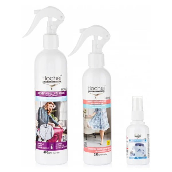 Hochei Paket 4 / Ütüsüz Ütü 400 Ml - Antistatik 250 Ml - İpeksi Kolay Ütü 70 Ml - Görsel 3