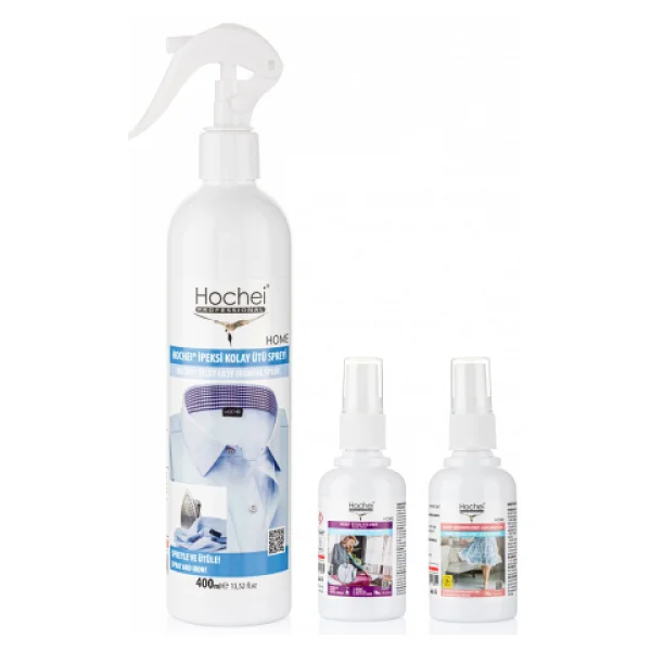 Hochei Paket 7 / İpeksi Kolay Ütü 400 Ml - Ütüsüz Ütü 70 Ml - Antistatik 70 Ml - Görsel 3