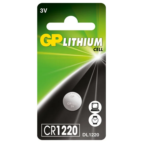 Gp Cr1220 3 V Lityum Düğme Pil - Görsel 5