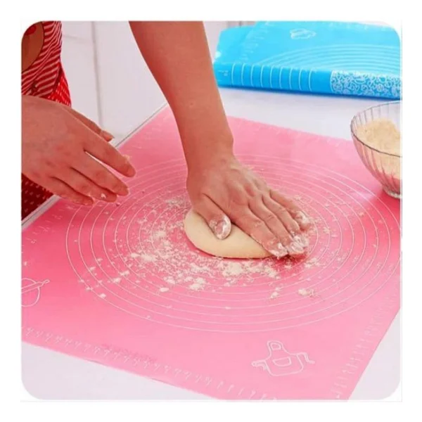 Silikon Hamur Matı Hamur Açma Matı 40x50 Cm. Silikon Hamur Matı - Görsel 4