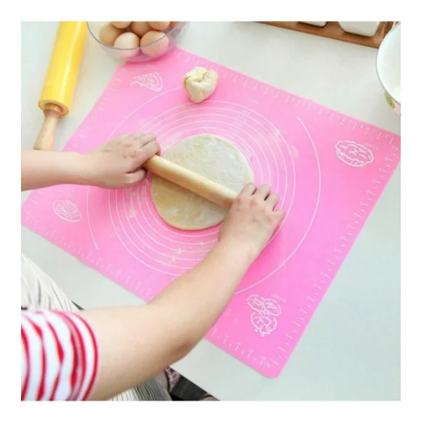 Silikon Hamur Matı Hamur Açma Matı 40x50 Cm. Silikon Hamur Matı - Görsel 5