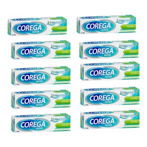 Corega Naneli 40 Gr 12 Adet Protez Diş Yapıştırıcı - Görsel 4