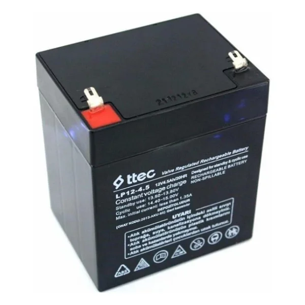 Ttec 12v 4.5ah Bakımsız Kuru Akü - Görsel 4
