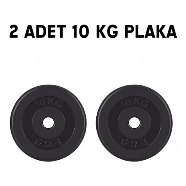 Ecg Spor 22 Kg Halter Seti - Deadlift Squat Biceps Triceps Shoulder - Görsel 2