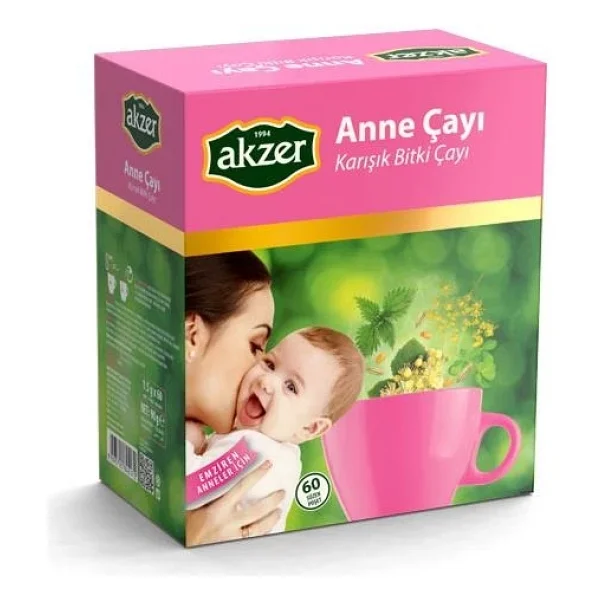 Akzer 60'lı Anne Sütü Arttırıcı Çay - Görsel 3