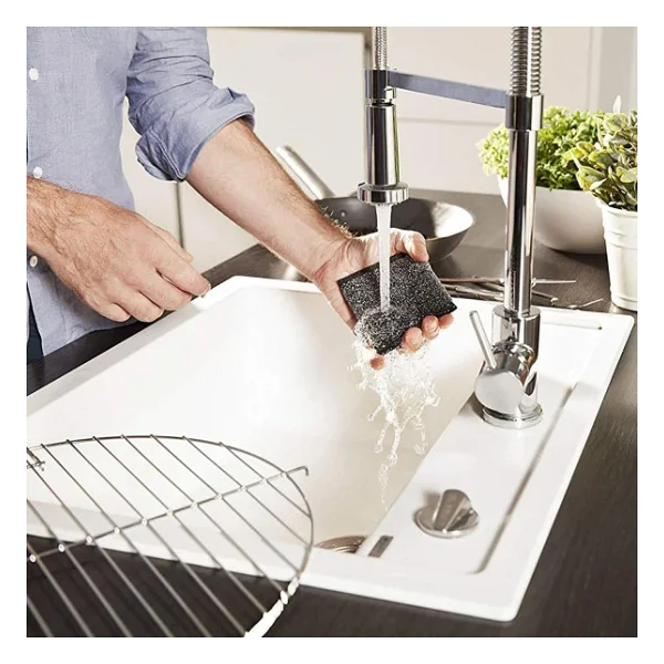 Vileda Glitzi Power Inox Pad 2'li 2 Adet Bulaşık Teli - Görsel 7
