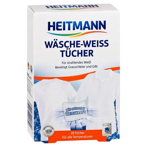 Heitmann Çamaşır Beyazlatıcı Mendili Pratik Kullanım X 9 Kutu - Görsel 4
