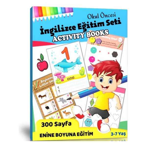 Okul Öncesi İngilizce Eğitim Seti (Aktivite Kitabı) - Görsel 4