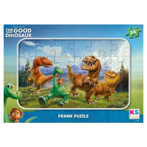 Ks Games Good Dinosaur 24 Parça Frame Puzzle Gd704 - Görsel 6