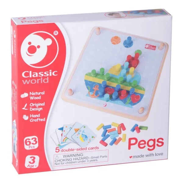 Classic World Ahşap Pim Bulmacası - Görsel 6