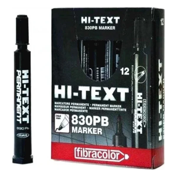 Hi-Text 830 Pb Yuvarlak Uçlu 12'li Permenant Kalem - Görsel 7