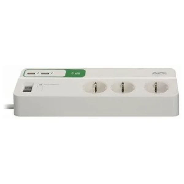 Schneider Electric Pm6u-Gr 1836 Joule Anahtarlı Usb'li 2 M 6'lı Akım Korumalı Priz - Görsel 3
