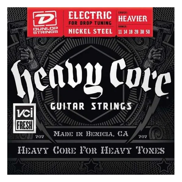 Jim Dunlop Dhcn1150 Heavy Core Elektro Gitar Teli (11-50) - Görsel 4