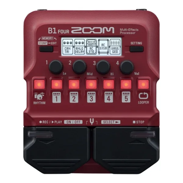 Zoom B1 Four Bass Multi-Efekt Prosesörü - Görsel 7