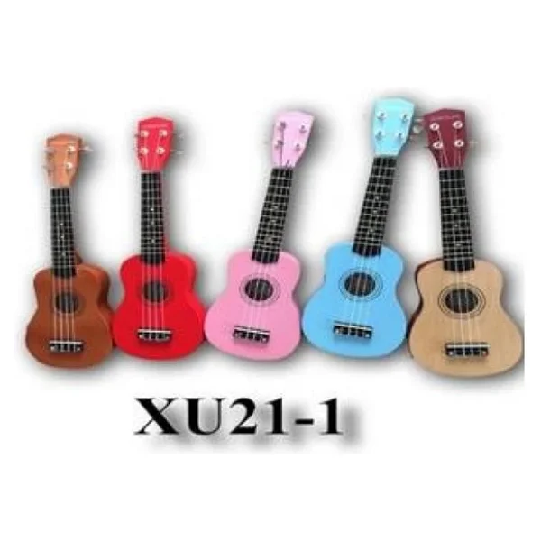Gonzales Xu2101 4 Telli Pembe Soprano Ukulele - Görsel 3