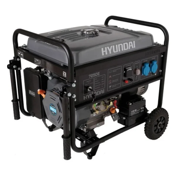 Hyundai Hhy7250e 7.5 Kva İpli/Marşlı Benzinli Jeneratör - Görsel 5
