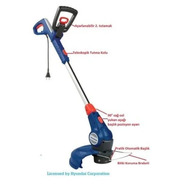 Hyundai Ps3031 600 W Elektrikli Çim Biçme Makinesi - Görsel 6