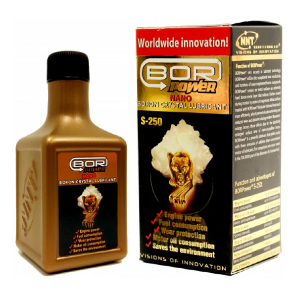 Bor Power S-250 Gold Güçlendirilmiş Bor İçerikli Motor Yağ Katkısı - Nnt Bor Power - Görsel 5