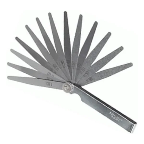 Dw Sentil Filler Feeler Çakısı Boşluk Ölçme 13 Yaprak 200 Mm ( 0.05-1.00 Mm) - Görsel 2