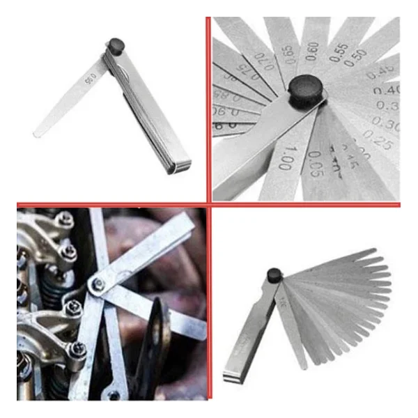 Dw Sentil Filler Feeler Çakısı Boşluk Ölçme 13 Yaprak 200 Mm ( 0.05-1.00 Mm) - Görsel 3