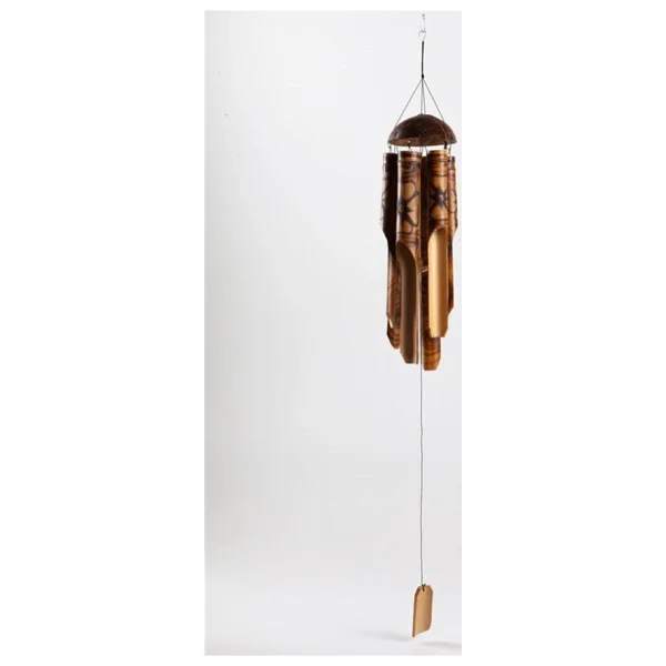 Feng Shui Coconat Bambu Rüzgar Çanı Küçük Boy - Görsel 3