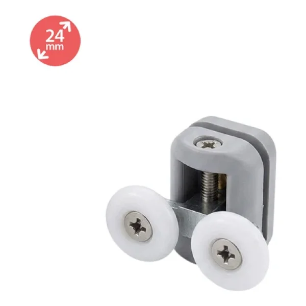 Duşakabin Tekerleği Rulman Cam Kabin Üst Teker Çapı 24 Mm - Görsel 2