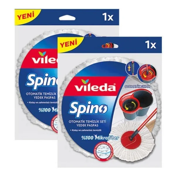 Vileda Spino 2'li Paket Yedek Paspas - Görsel 3