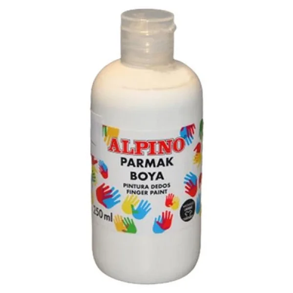Alpino 250 Ml Parmak Boyası Beyaz - Görsel 2