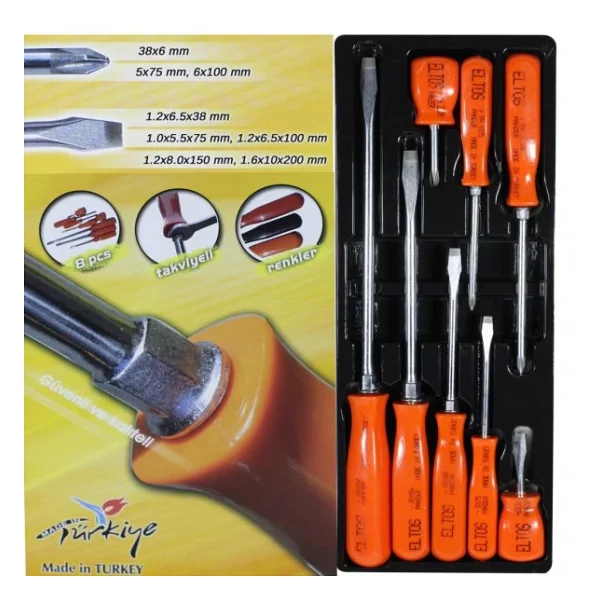 Eltos Ept008 8 Parça Panzer Tornavida Seti - Görsel 5