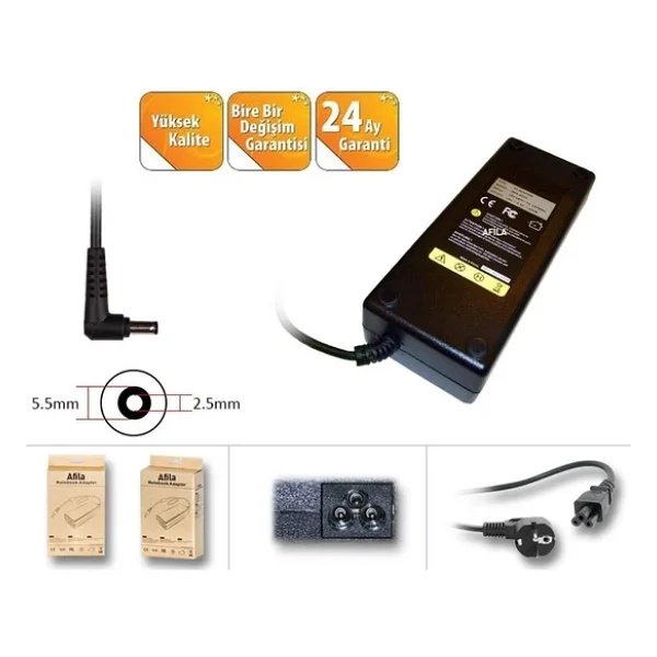 Pa-1121-16 Uyumlu 19.5v 6.15a 120w Adaptör 2.5mm 5.5mm - Görsel 4