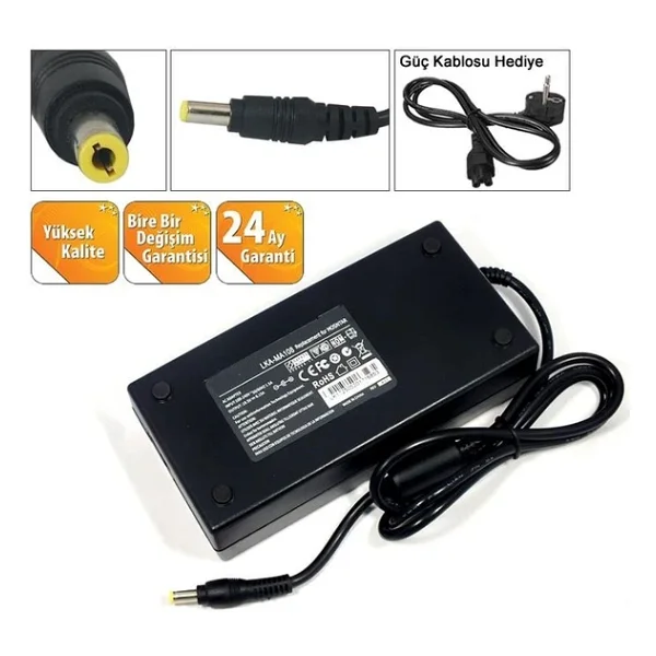 Pa-1121-16 Uyumlu 19.5v 6.15a 120w Adaptör 2.5mm 5.5mm - Görsel 6