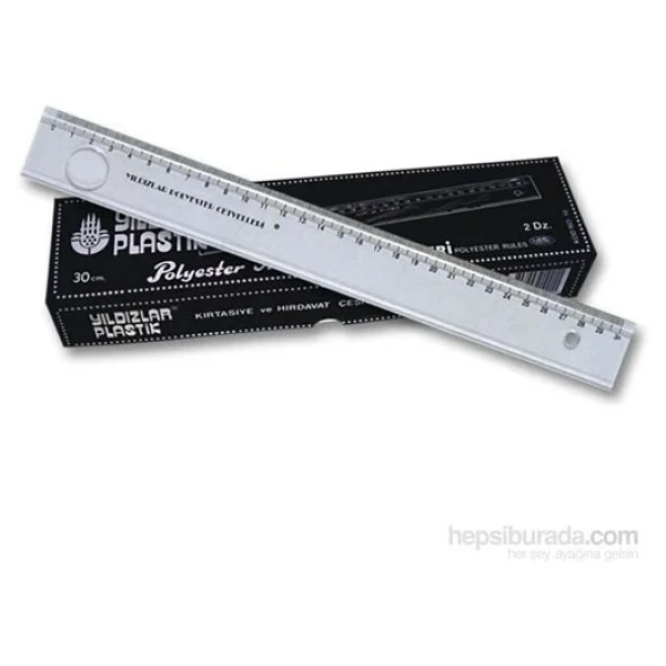 Yıldızlar 010 30 Cm Mercekli Plastik Cetvel - Görsel 3