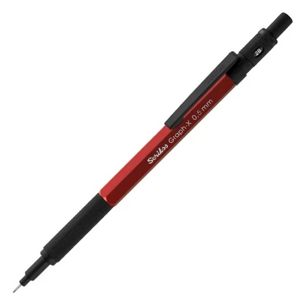 Scrikss Graph-X Kırmızı 0.7 Mm 3'lü Versatil Uçlu Kalem Seti - Görsel 5