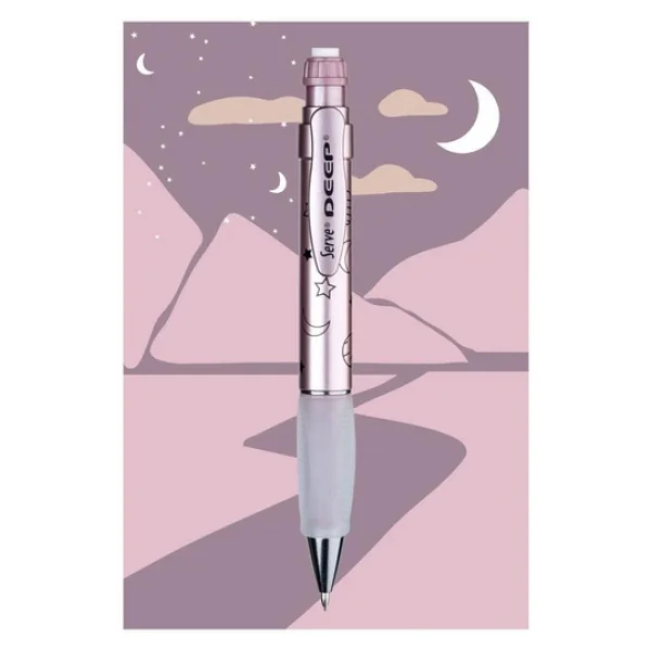 Serve Deep Uzay Temalı Metalik Rose 0.7 Mm Uçlu Kalem - Görsel 8