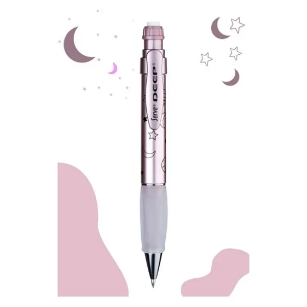 Serve Deep Uzay Temalı Metalik Rose 0.7 Mm Uçlu Kalem - Görsel 8