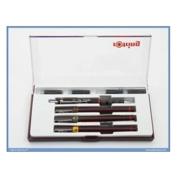 Rotring Isograph Rapido 0.2+0.3+0.5 + Tikky 0.5 Junior Kalem Seti - Görsel 6