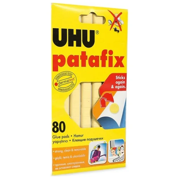 Uhu Patafix Sarı 80'li Hamur Yapıştırıcı - Görsel 7