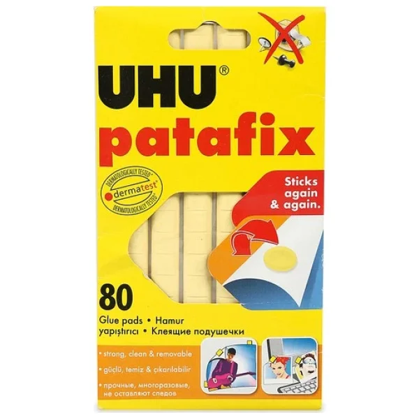 Uhu Patafix Sarı 80'li Hamur Yapıştırıcı - Görsel 6