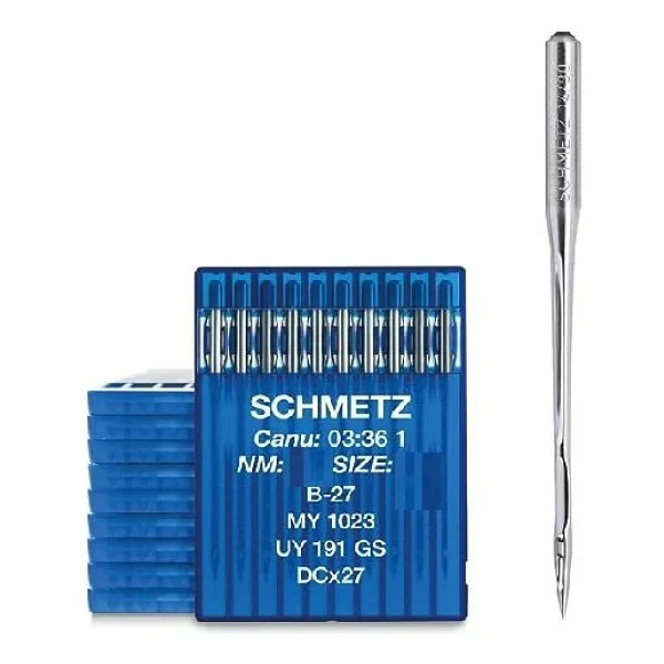 FDM Schmetz Dcx27 Ses Overlok Makinesi İğnesi 22/140 Numara - Görsel 9